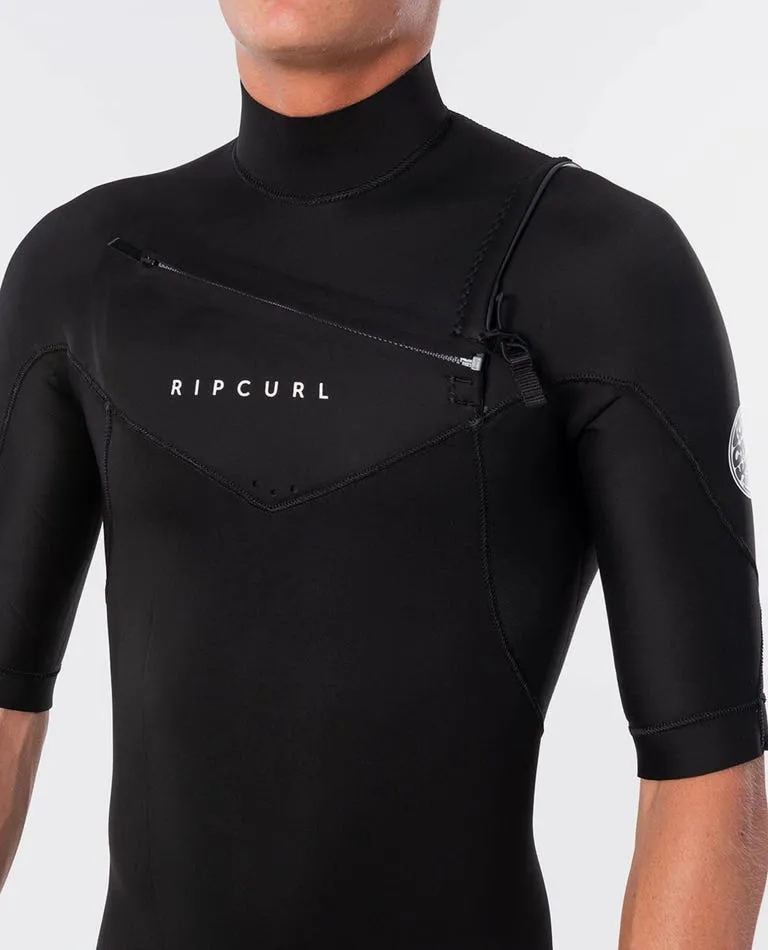 Ripcurl Dawn Patrol Chest Zip Short Sleeve Steamer 2mm