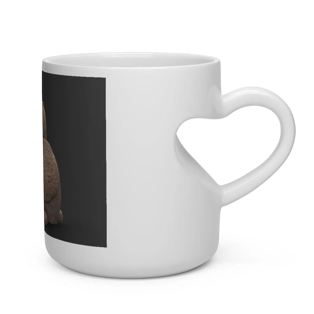 Rocks Heart Shape Mug