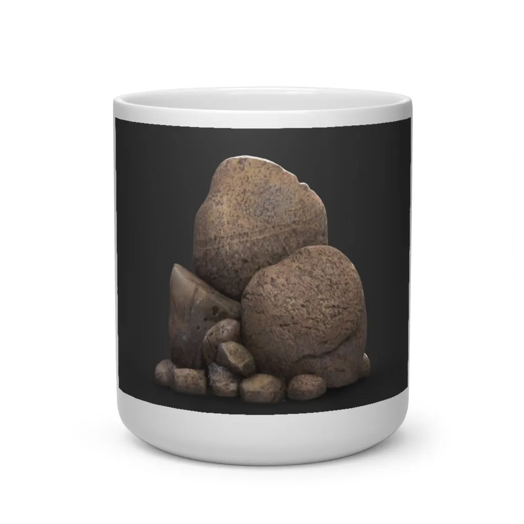 Rocks Heart Shape Mug