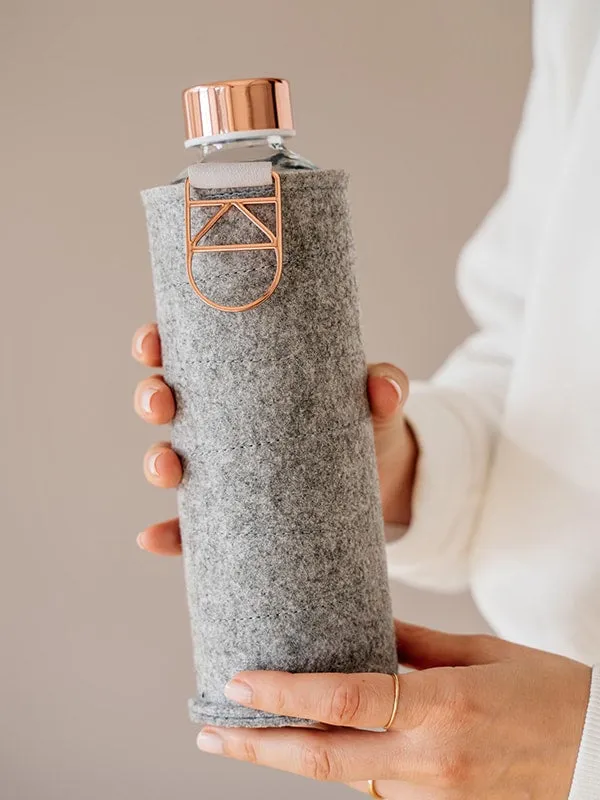 Rose Gold Glass Bottle