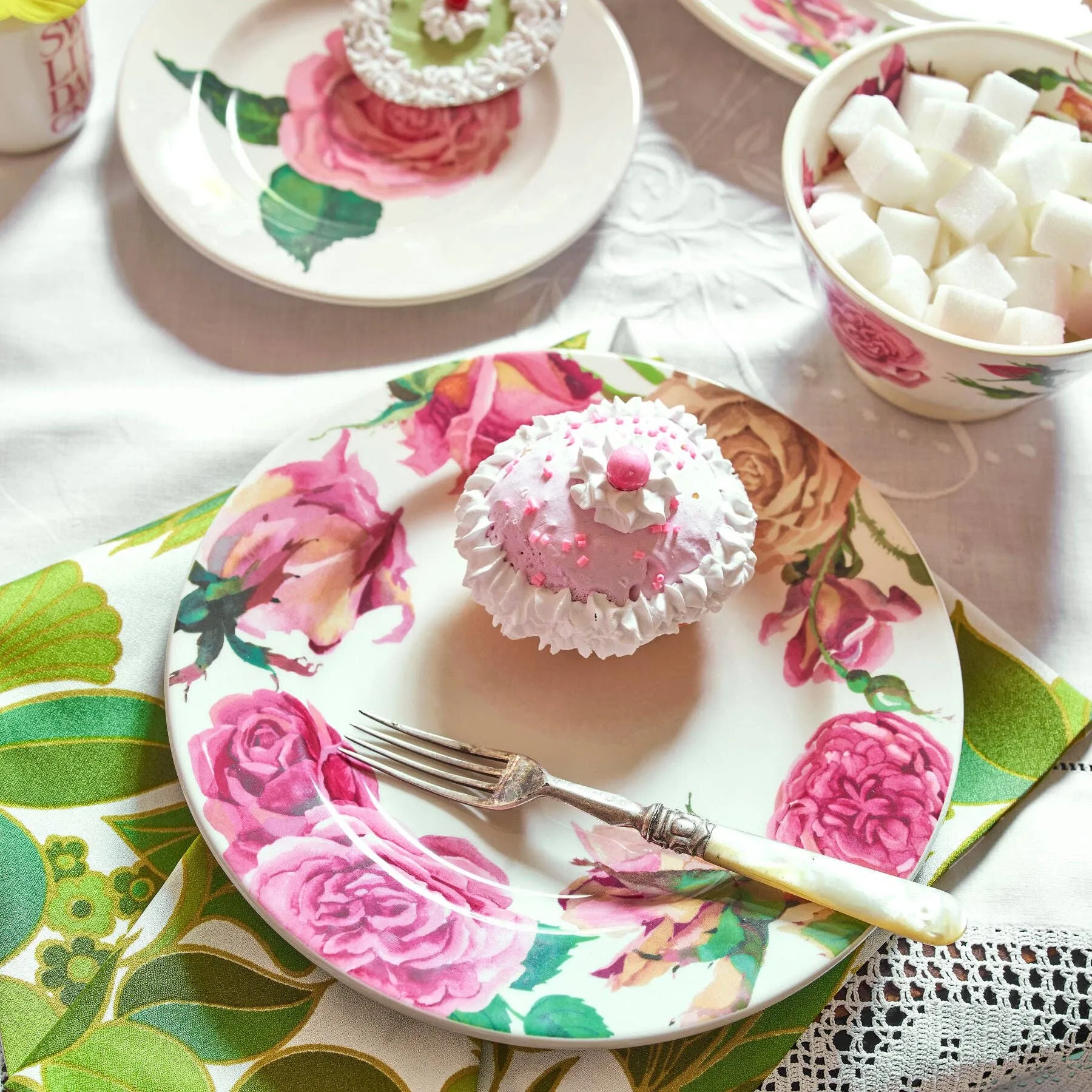 Roses Salad Plate