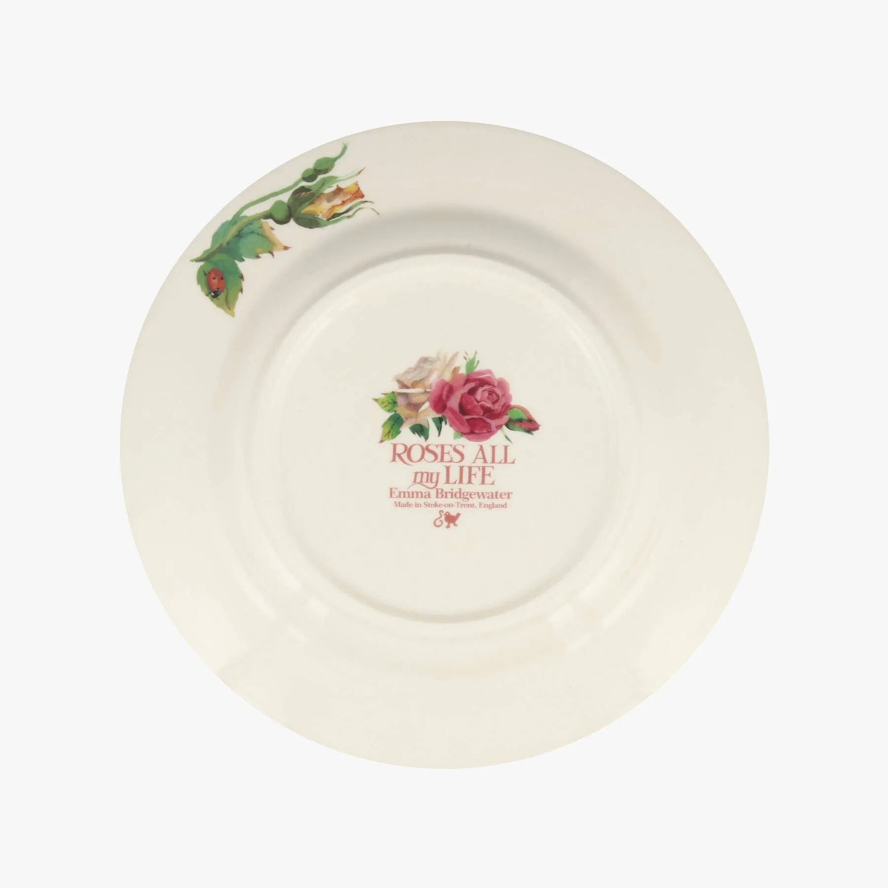 Roses Salad Plate