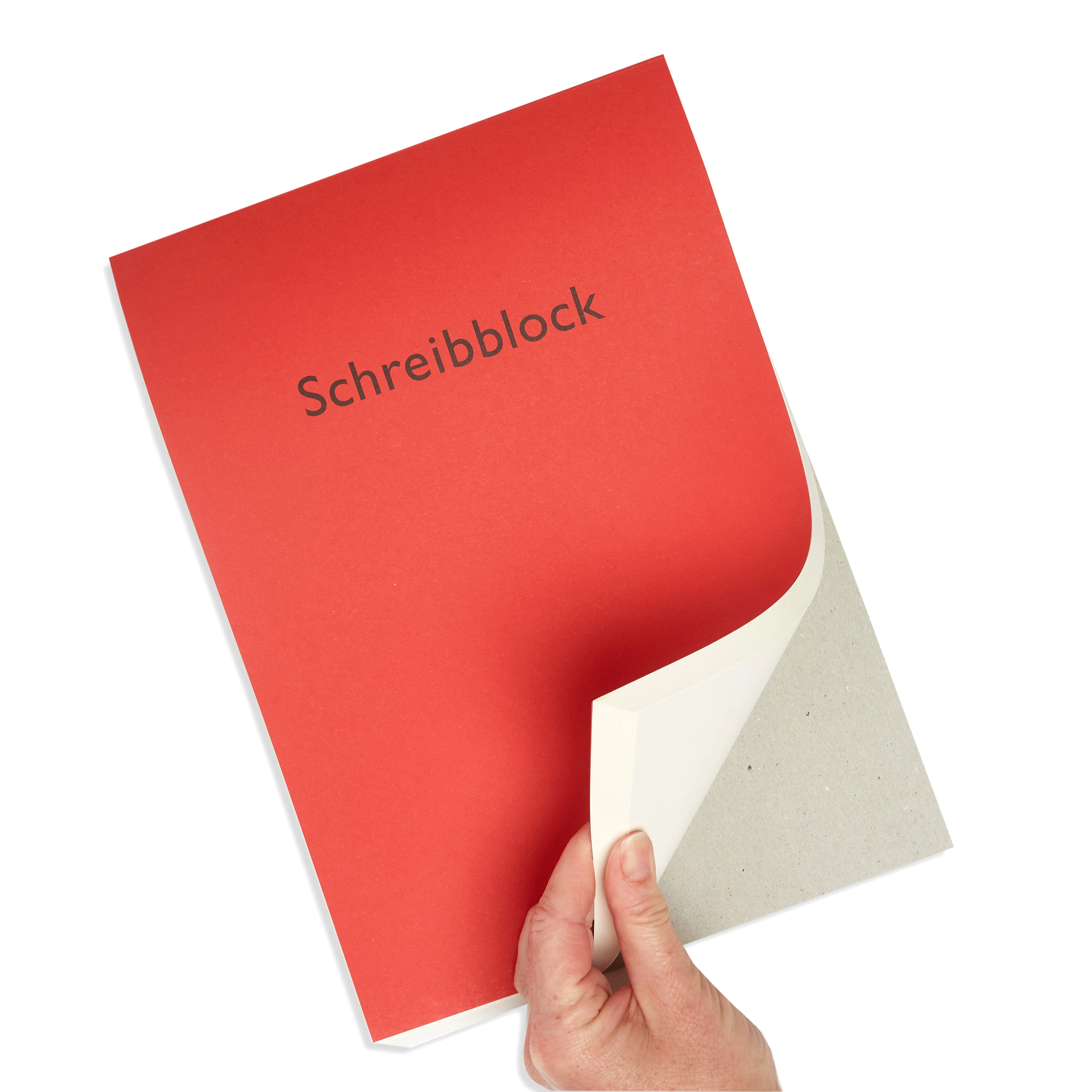 Schreibblock Writing Pad - A4 Red