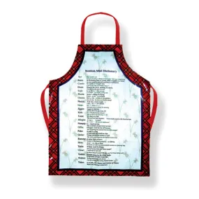 Scots Dictionary PVC Apron