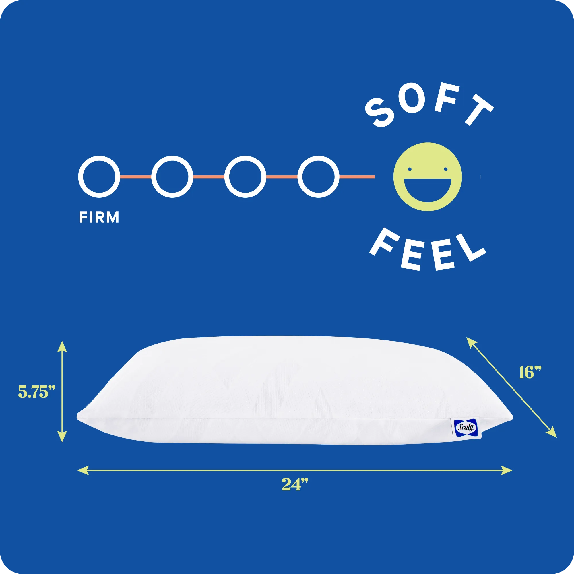 Sealy® Dreamlife™ Shredded Foam Pillow - Standard Size