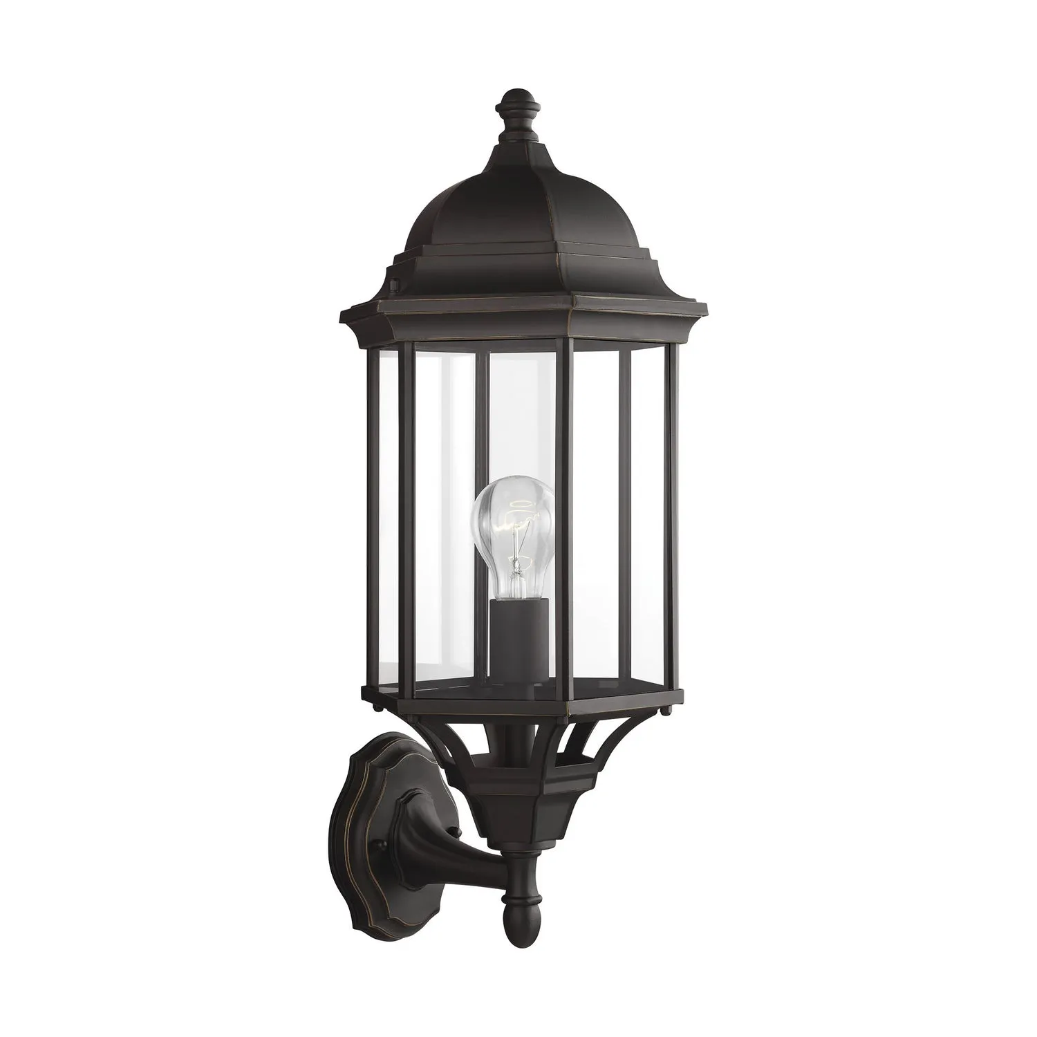 Sevier Large 1-Light Uplight Outdoor Wall Lantern