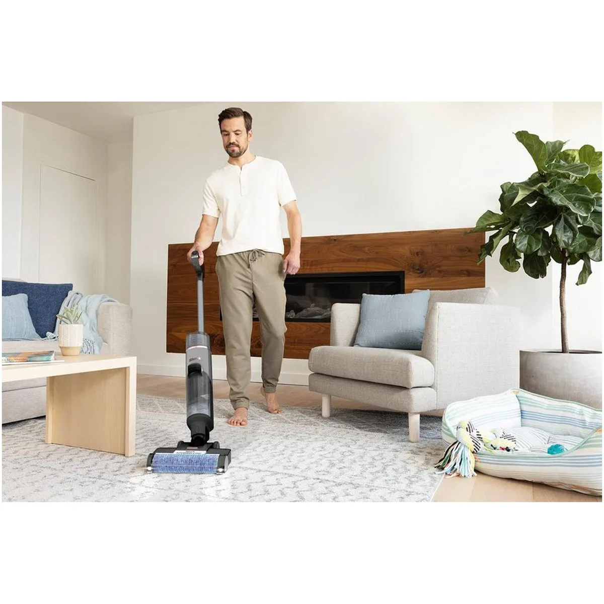 Shark WD210UK HydroVac Cordless Hard Floor Cleaner Charcoal Grey