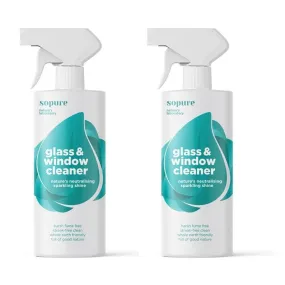 SoPure Glass & Window Cleaner 500ml (Household Range) (2 PACK)