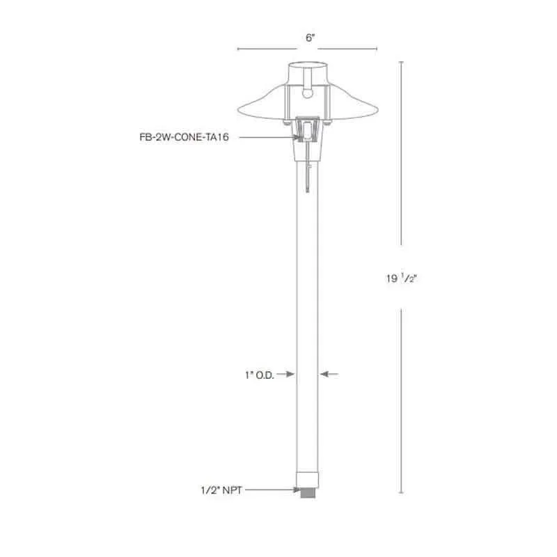 SPJ Lighting SPJ402 2W LED Walkway Light 12V