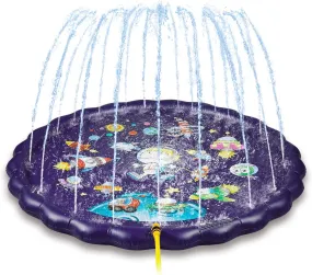 Splash Pad Sprinkler Kids 175 cm, 68'' with Marine Design