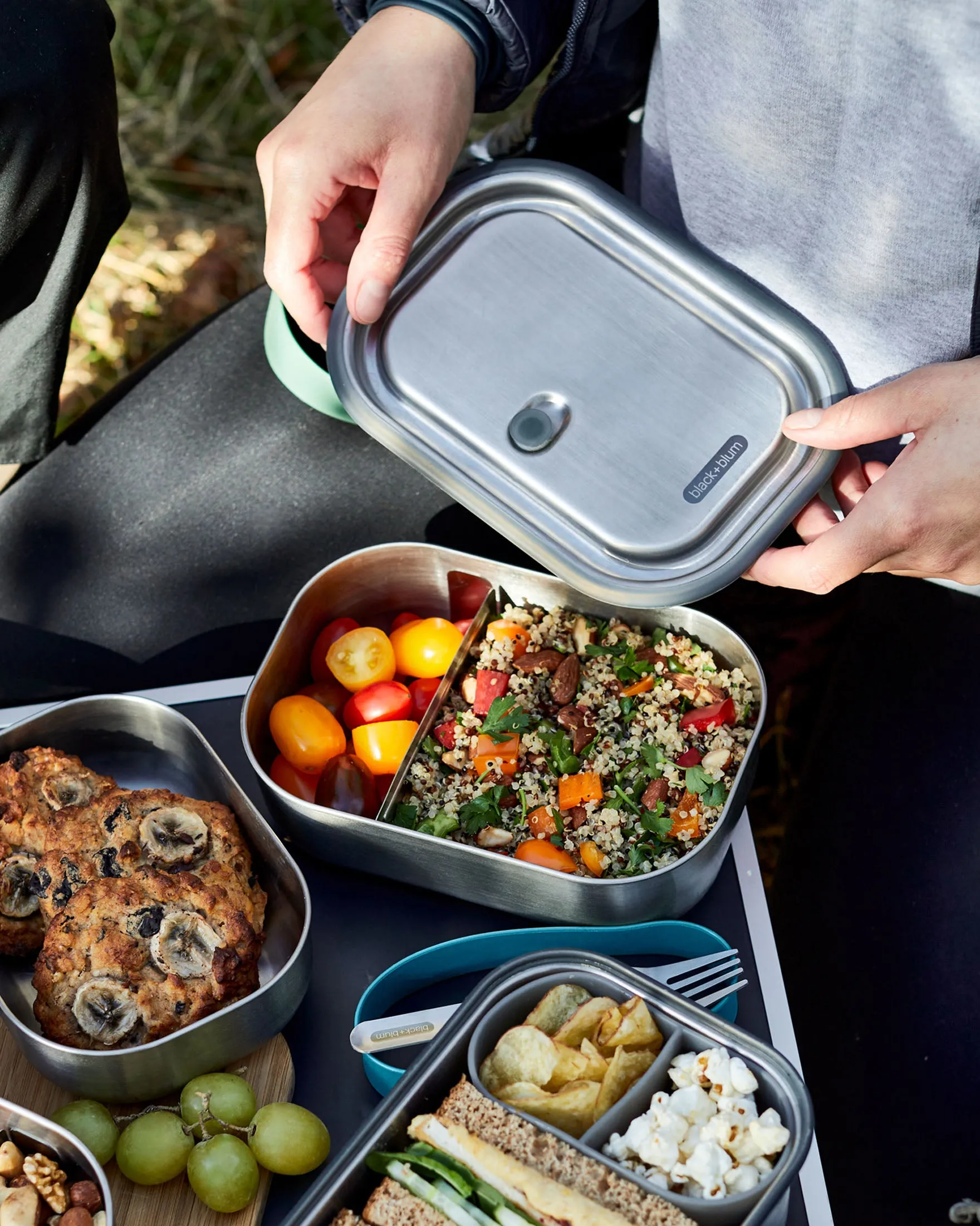 STAINLESS STEEL LUNCH BOX LARGE