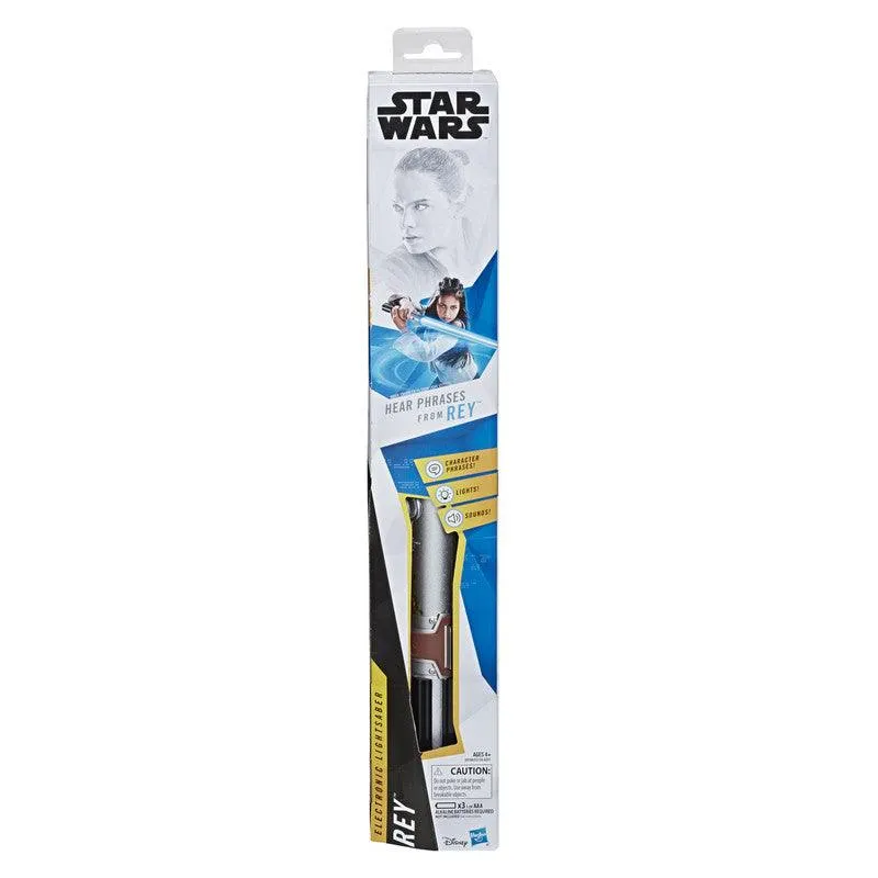 Star Wars Rey Electronic Blue Lightsaber Toy