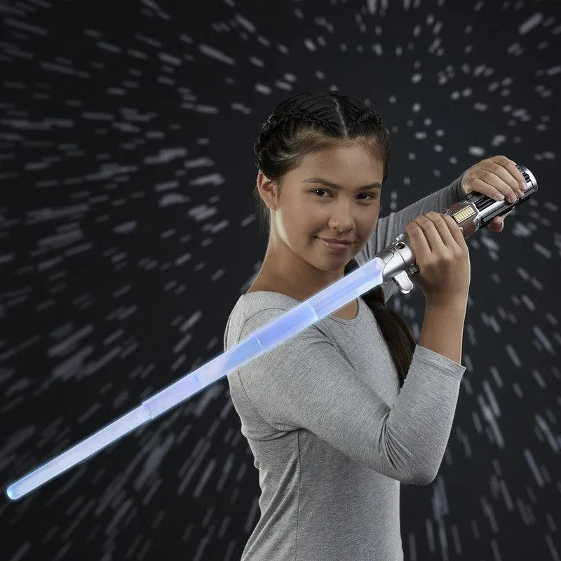 Star Wars Rey Electronic Blue Lightsaber Toy