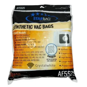 Starbag AF552S Synthetic Ducted Vacuum Cleaner Bags