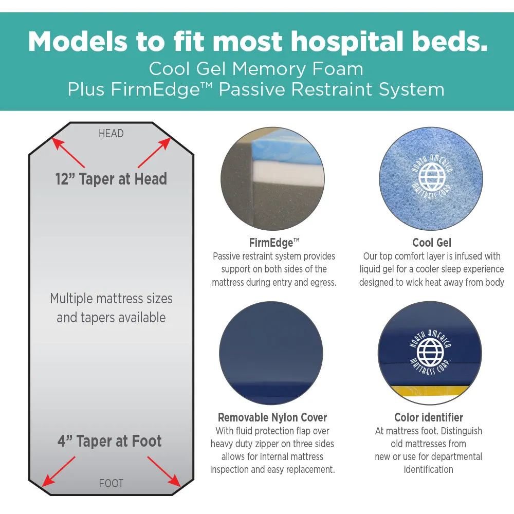 Stryker Stretcher Pad, Advantage Ultra Comfort (Model 1001-UC)