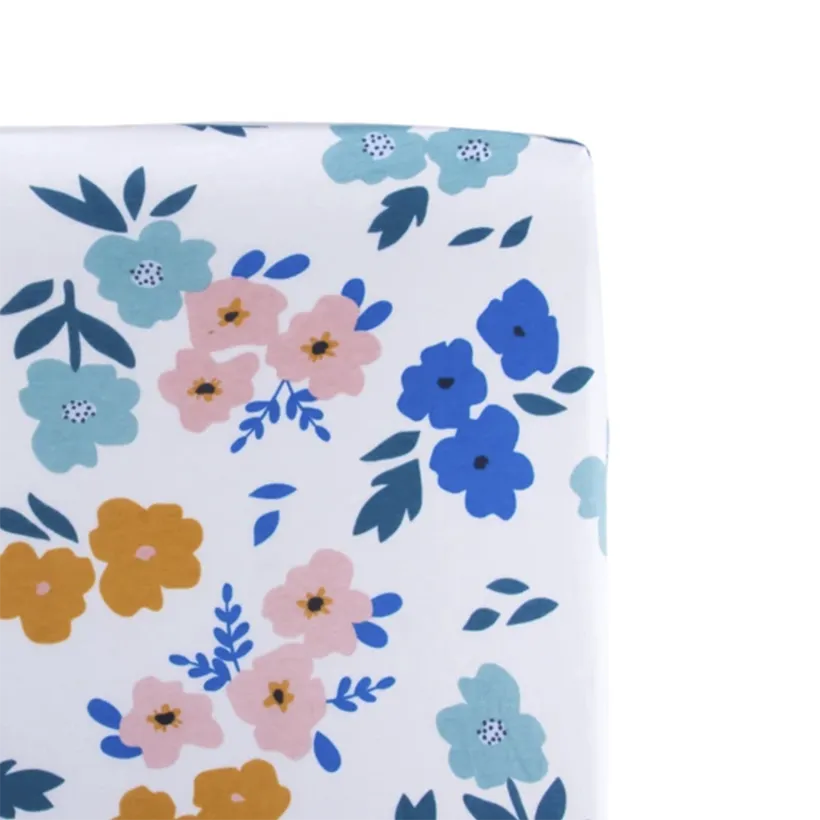 Summer Flowers Changing Pad