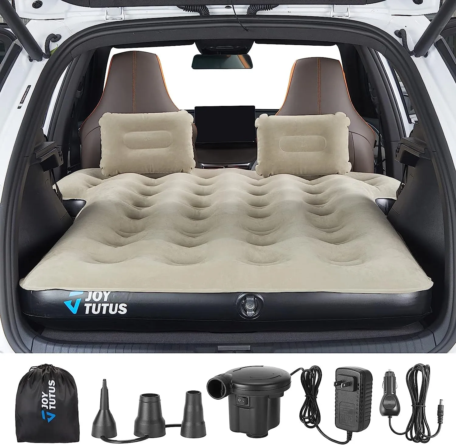 SUV Air Mattress for Car Camping, Thickened & Inflatable Car Mattress for Sleeping Pad