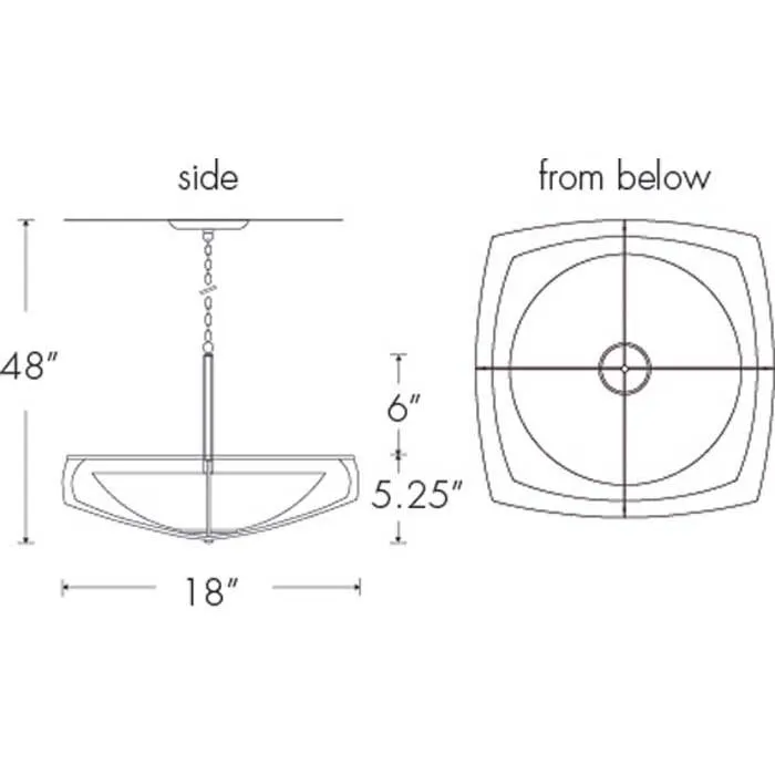 Synergy 0492-18-SM Indoor/Outdoor Stem Mount Pendant By Ultralights Lighting