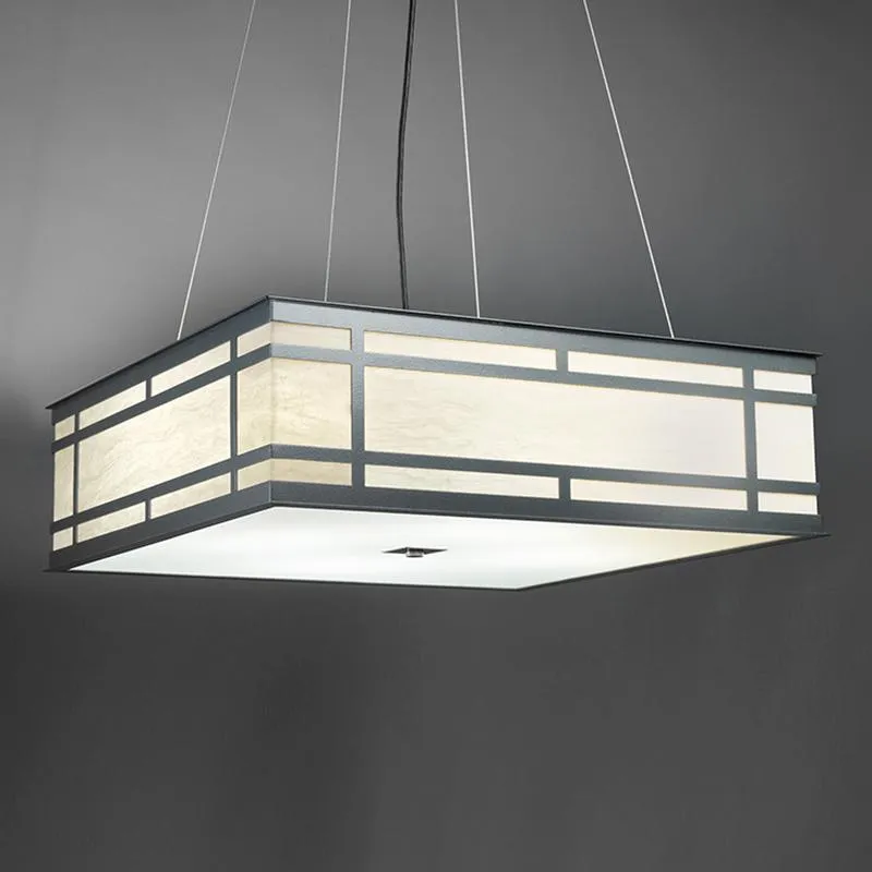 Tambour 13227-24-CH Indoor/Outdoor Cable Hung Pendant By Ultralights Lighting