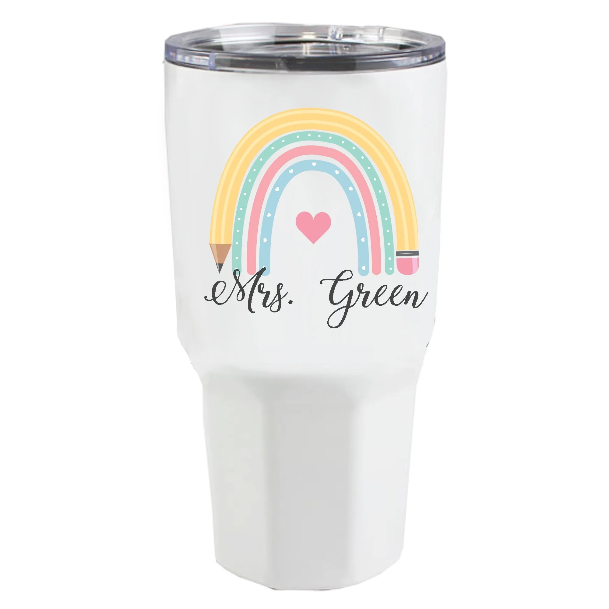 Teacher Rainbow Tumbler