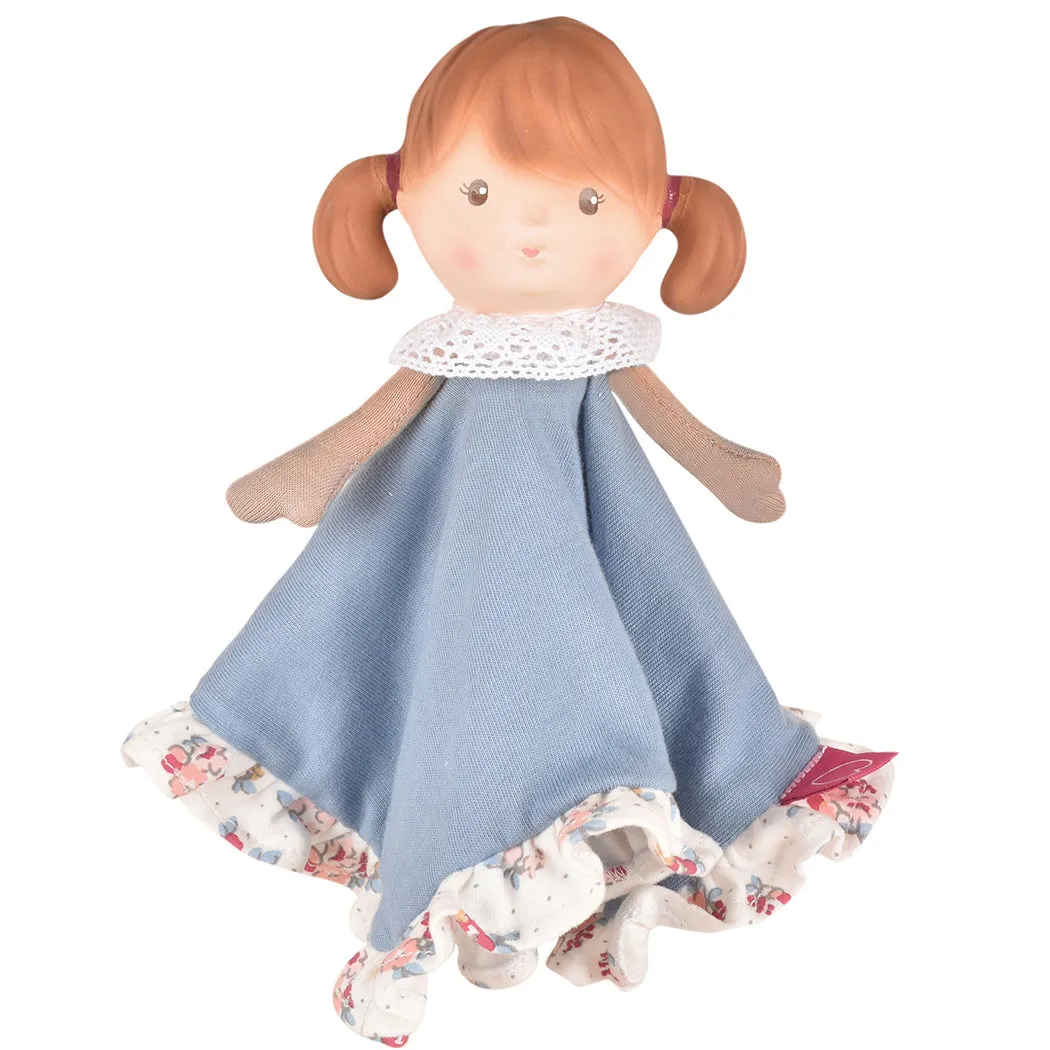 Teeny Doll Organic Comforter with Natural Rubber Head