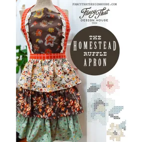 The Homestead Ruffle Apron Pattern - PDF download