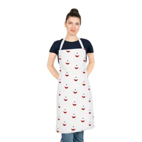 Traditional Red & White Bobber - Adult Apron