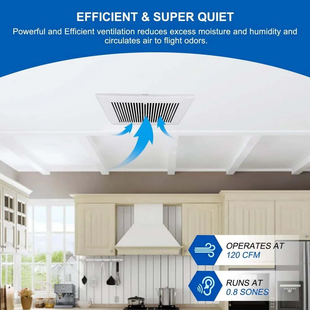 Ultra-Quiet Household HVAC Ventilation Fan