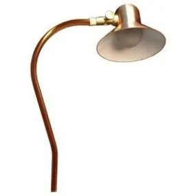 Unique Lighting Systems - Canterbury 12V Copper Path Light with Articulating Shroud, No Lamp