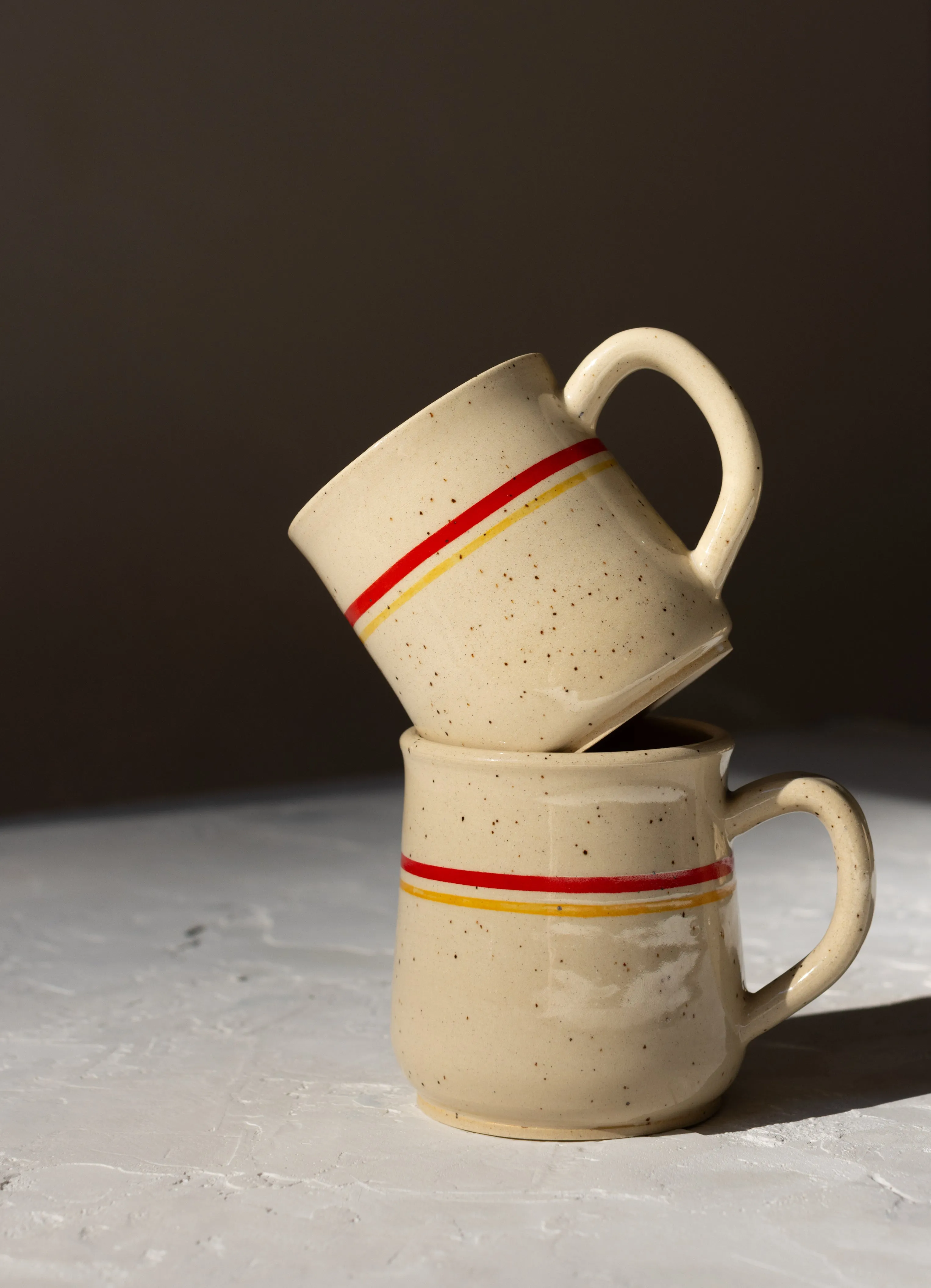 Vintage Striped Mug