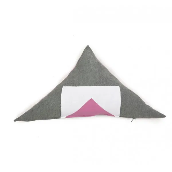 Vinyl Triangle Cushion