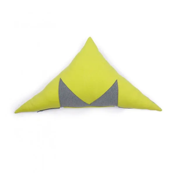 Vinyl Triangle Cushion