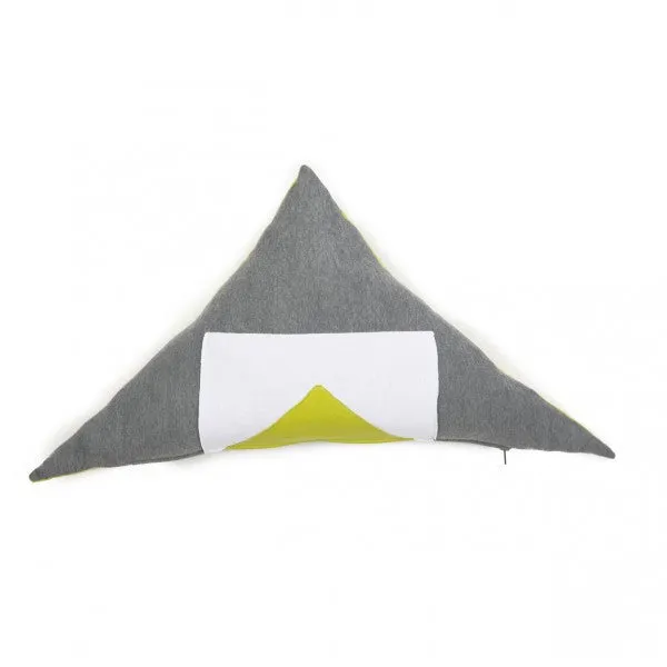 Vinyl Triangle Cushion