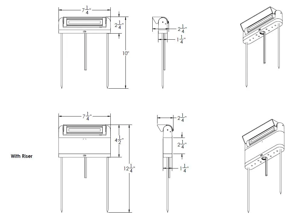 WAC 6401 8" LED Linear Path Light, 2700K