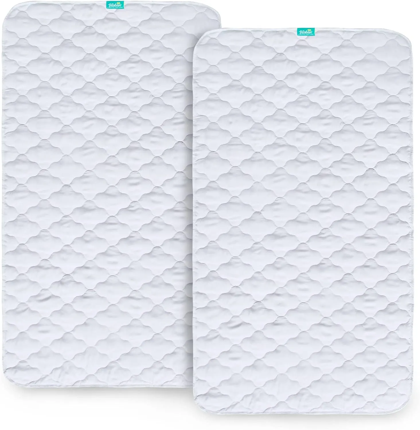 Waterproof Crib Mattress Protector Pad | Bed Pad Mat - 52" x 28", Anti Slip & Durable, White