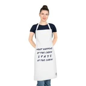 What Happens At The Cabin - Adult Apron