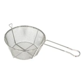 Winco FBRS-8 Fry Basket, Wire, 6 Mesh, 8-1/2"Dia x 4-1/4"H