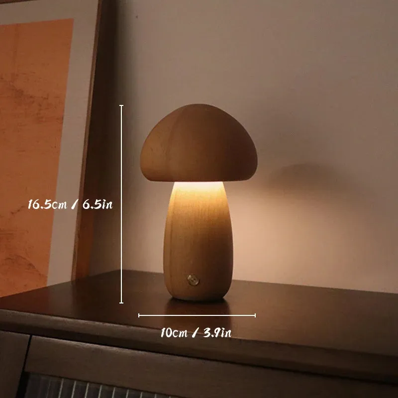 Wooden Mushrooms Night lights