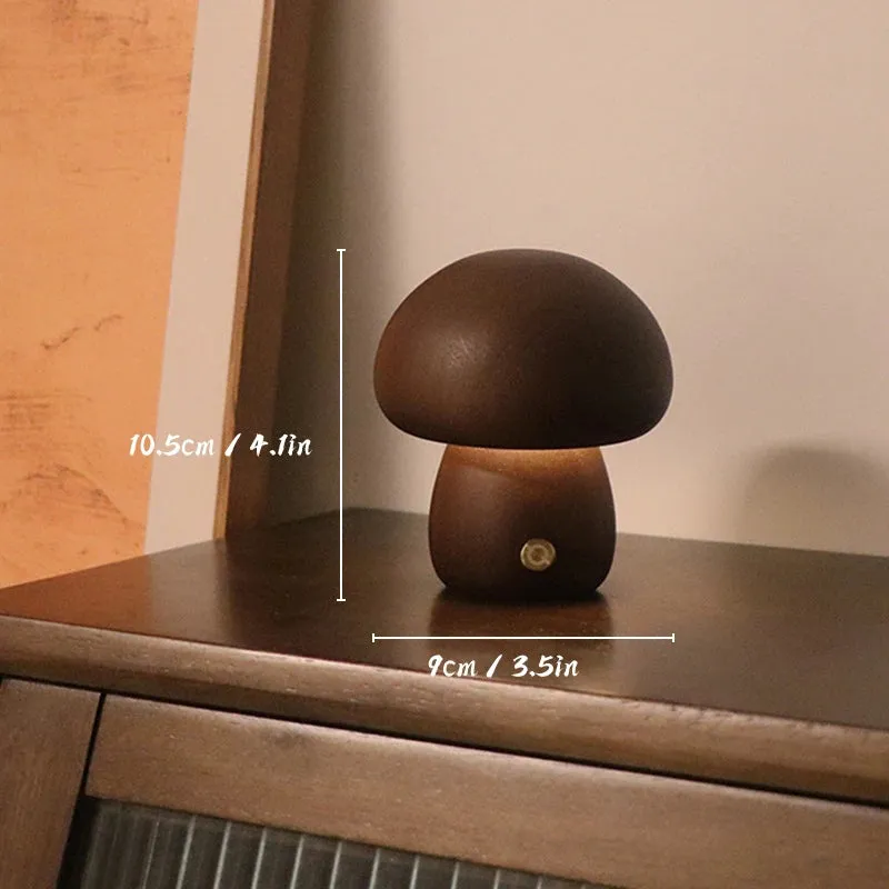 Wooden Mushrooms Night lights