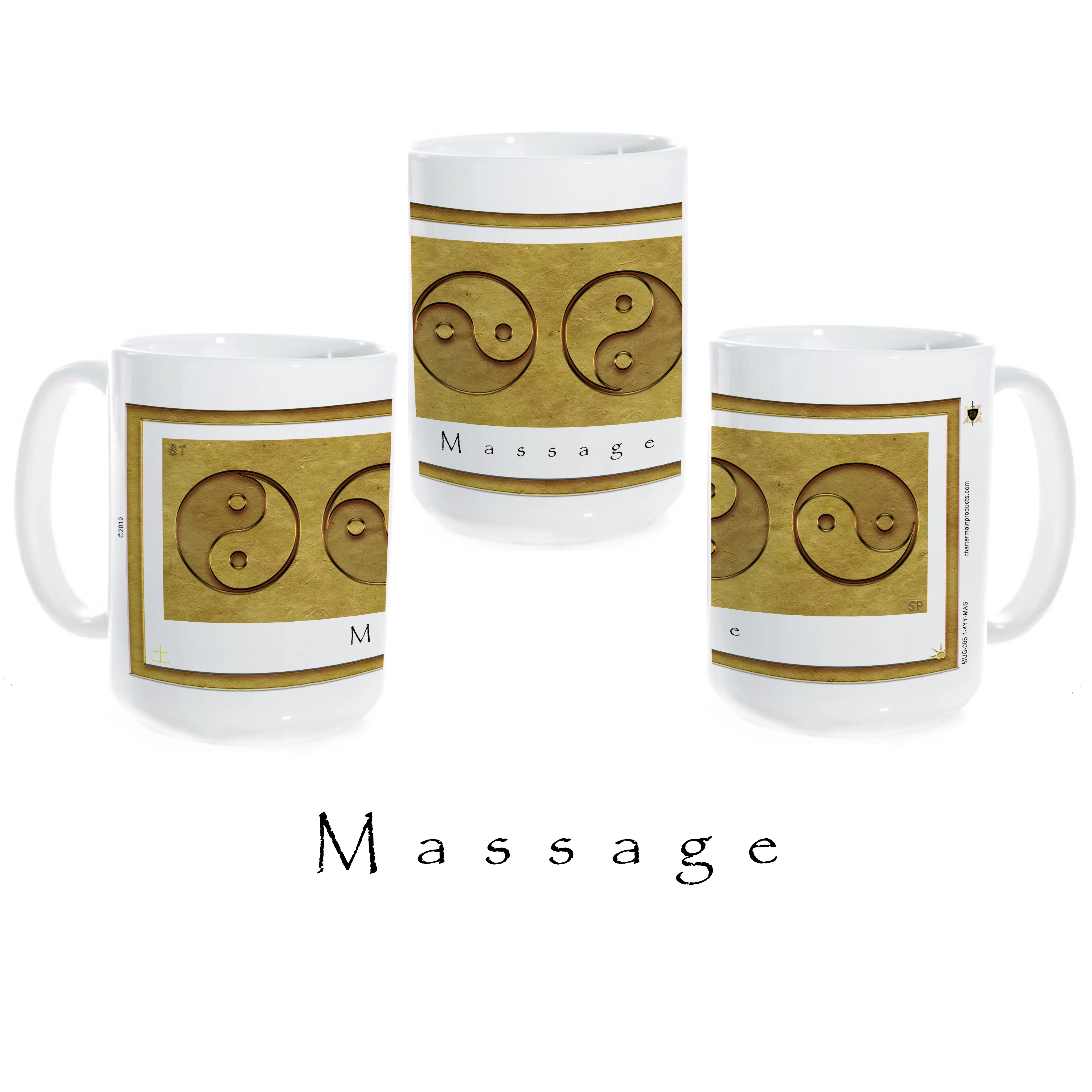 Yin Yang Coffee Mug "Earth" (Massage)