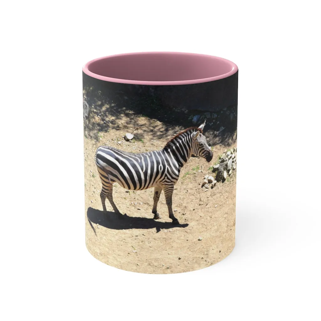 Zebra Accent Coffee Mug, 11oz