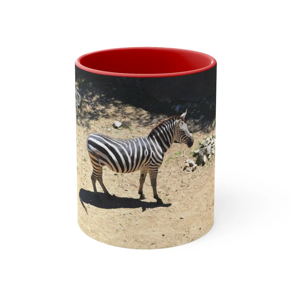 Zebra Accent Coffee Mug, 11oz