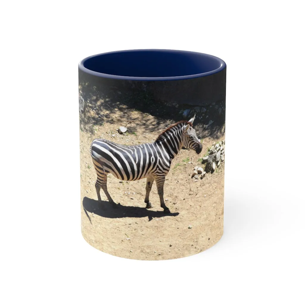 Zebra Accent Coffee Mug, 11oz