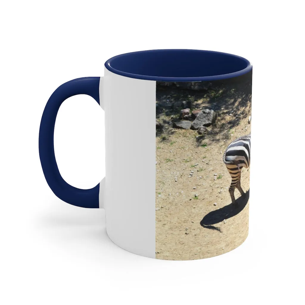 Zebra Accent Coffee Mug, 11oz