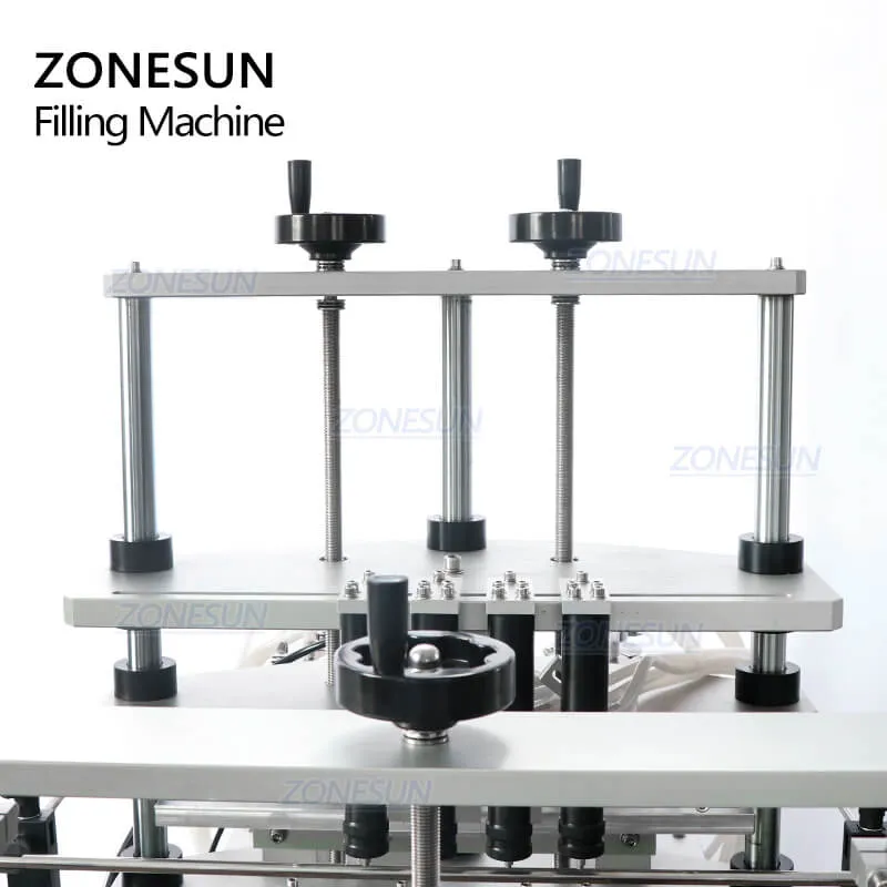 ZONESUN ZS-VTZL4A Vacuum Liquid Perfume Fragrance Filling Machine For Milk Eyewash Cosmetics